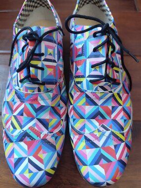 Zapato Handmade Genuine Leather Oxfords Women's Shoes Size 40 - US 9-9.5
